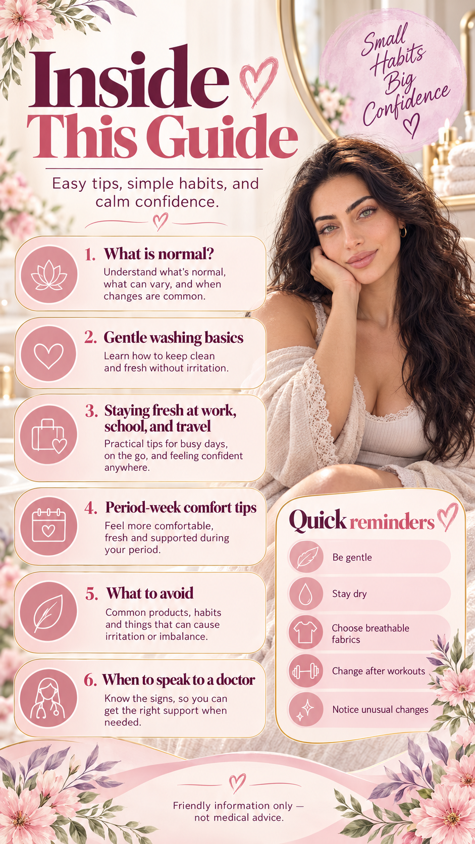 The Intimate Freshness Guide inside page by Sera Lanes