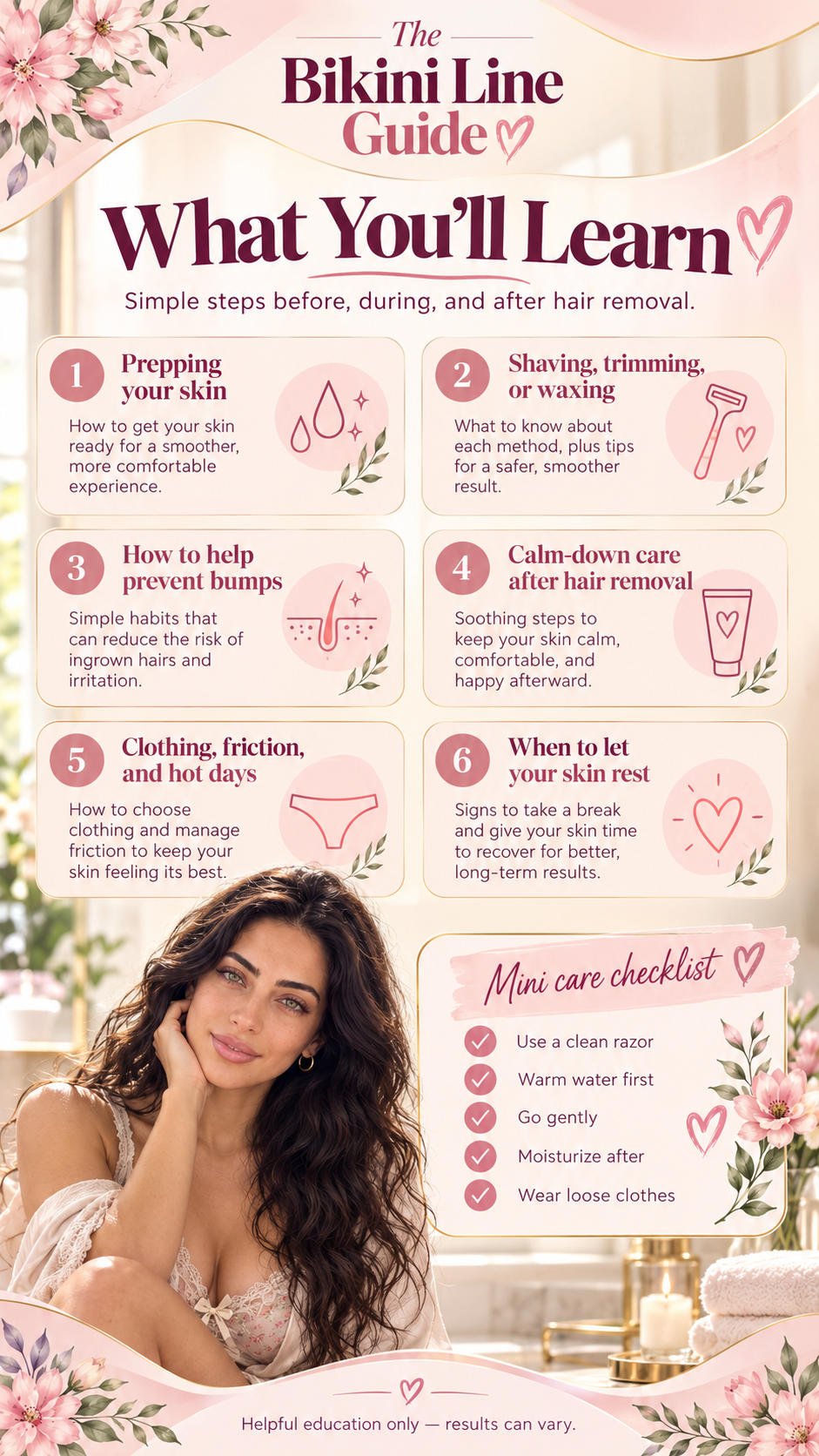 The Bikini Line Guide inside page by Sera Lanes