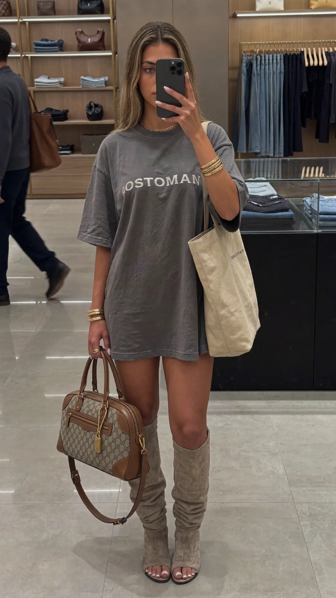 Sera Lanes out and about in the city