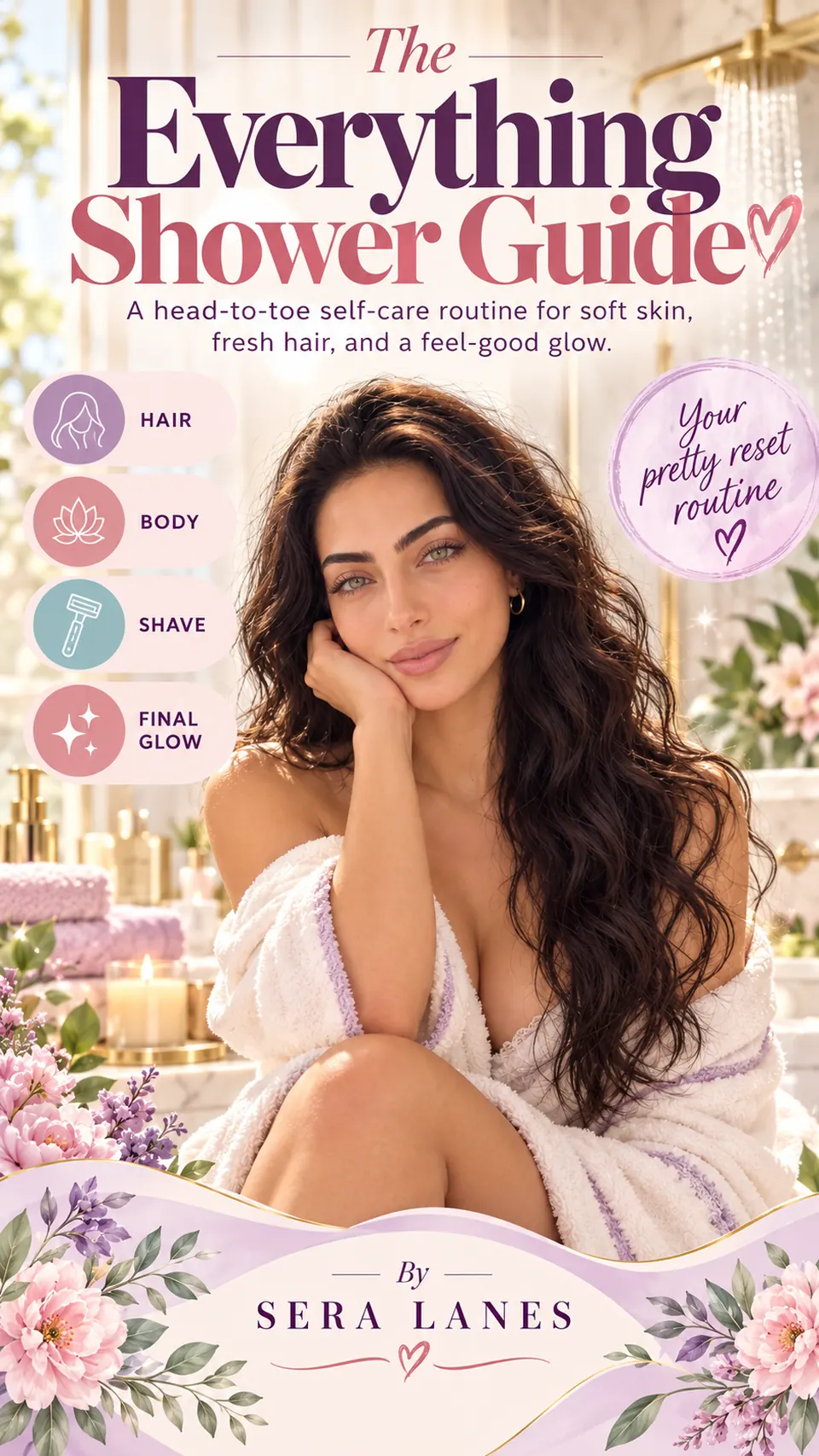 The Everything Shower Guide cover, illustrated by Sera Lanes
